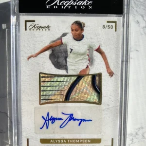 2022 Keepsake Alyssa Thompson Shoe Patch Auto /50 Rookie Card