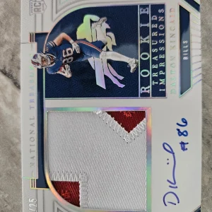2023 National Treasures Dalton Kincaid 12/25 RPA On Card Jersey # Inscription