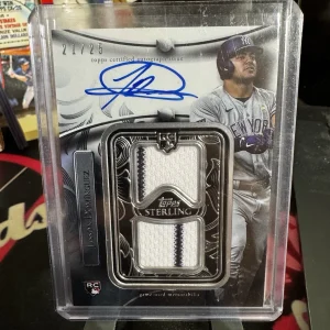 2024 Topps Sterling Jasson Dominguez Rookie Dual Patch Auto 25/25 Yankees RC