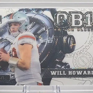 2024 Wild Card Will Howard QB1 RC Platinum White Laser 1/1